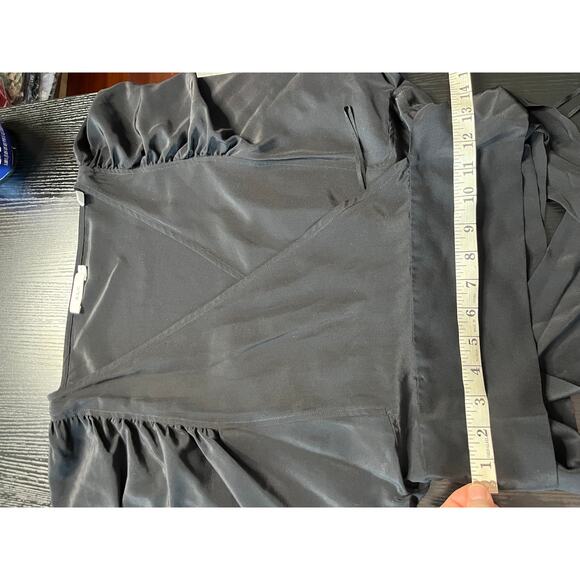 Stunning A.L.C. Silk Poet Sleeve Wrap Blouse - Picture 5 of 12